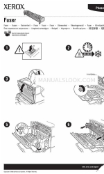 Xerox 5500DX - Phaser B/W Laser Printer Instruction Sheet