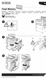 Xerox 5500DX - Phaser B/W Laser Printer Fiche d'instruction