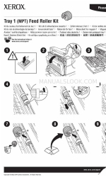 Xerox 5500DX - Phaser B/W Laser Printer Fiche d'instruction