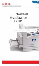 Xerox 5500DX - Phaser B/W Laser Printer 평가자 매뉴얼