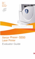 Xerox 5550B - Phaser B/W Laser Printer Manuel de l'évaluateur