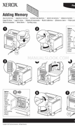 Xerox 6130N - Phaser Color Laser Printer Menambahkan Memori Secara Manual