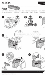 Xerox 6130N - Phaser Color Laser Printer Fiche d'instruction