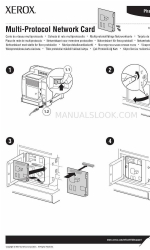 Xerox 6130N - Phaser Color Laser Printer Fiche d'instruction