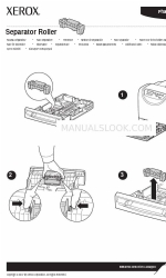 Xerox 6130N - Phaser Color Laser Printer Fiche d'instruction