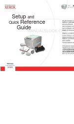Xerox 6200DX - Phaser Color Laser Printer Handbuch für Einrichtung und Kurzanleitung