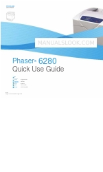 Xerox 6280DN - Phaser Color Laser Printer Manual de utilização rápida