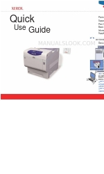 Xerox 6360DN - Phaser Color Laser Printer Manual de utilização rápida