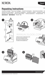 Xerox 6360DN - Phaser Color Laser Printer Panduan Pengemasan Ulang