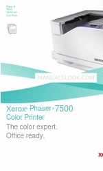 Xerox 7500/DT - Phaser Color LED Printer Broszura i specyfikacje