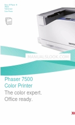 Xerox 7500/DT - Phaser Color LED Printer Brosur & Spesifikasi