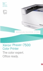 Xerox 7500DX - Phaser Color LED Printer Brochure & Specs