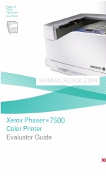 Xerox 7500DX - Phaser Color LED Printer Evaluator Manual