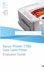 Xerox 7760DN - Phaser Color Laser Printer Evaluator Manual