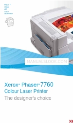 Xerox 7760GX - Phaser Color Laser Printer 브로셔 및 사양