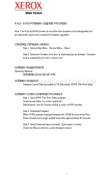 Xerox 8142 Manual de atualização de firmware