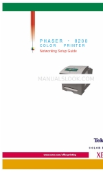 Xerox 8200B - Phaser Color Solid Ink Printer Handbuch für die Netzwerkeinrichtung