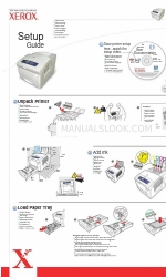 Xerox 8400DP - Phaser Color Solid Ink Printer Manual de configuração