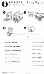 Xerox 850DP - Phaser Color Solid Ink Printer 補足マニュアル