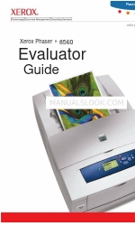 Xerox 8560/SDN - Phaser Color Solid Ink Printer Handbuch für Auswerter