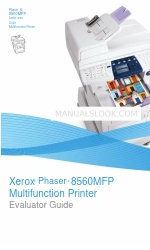 Xerox 8560MFPD - Phaser Multifunction Printer Color Laser Podręcznik oceniającego