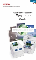 Xerox 8860MFP - Phaser Color Solid Ink Manual del evaluador