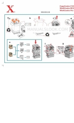 Xerox C123 Copycentre Schnellinstallationskarte