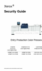 Xerox Color 1000 Press
Color 800i Press 보안 매뉴얼