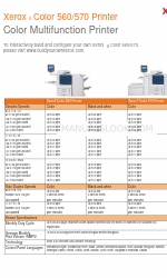 Xerox Color 560 Printer Şartname