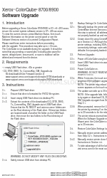 Xerox ColorQube 8700 ソフトウェアのアップグレード