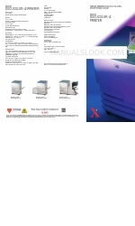 Xerox DOCUCOLOR 12 Especificações