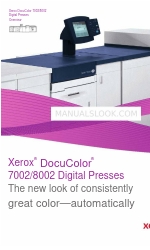 Xerox DocuColor 7002 Brochura e especificações