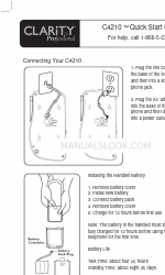 Clarity C4210 Посібник із швидкого старту