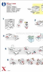 Xerox PHASER 5400 Instructions d'installation