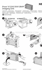 Xerox PHASER 6130 Hoja de instrucciones