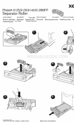 Xerox PHASER 6140 Manual Penggantian Perangkat Keras