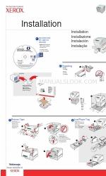 Xerox Phaser 6200 Instrukcja instalacji