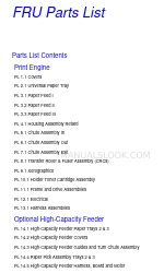 Xerox Phaser 6200N Parts List