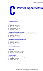 Xerox Phaser 7750DXF Specifications