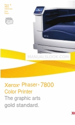 Xerox Phaser 7800DN Skrócona instrukcja obsługi