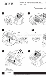 Xerox Phaser 840 Manuale di rilascio rapido