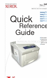 Xerox Phaser 8400 Quick Reference Manual