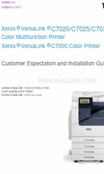 Xerox versalink C7025 Manuale di installazione e aspettative del cliente