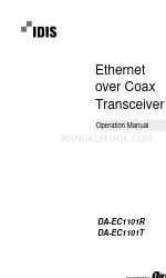 Direct IP IDIS DA-EC1101R Manual de operação