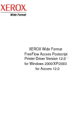 Xerox Wide Format 6030 Yayın Notu