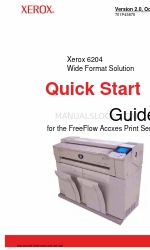 Xerox Wide Format 6204 Panduan Memulai Cepat