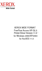 Xerox WIDE FORMAT 721P Kullanıcı Kılavuzu