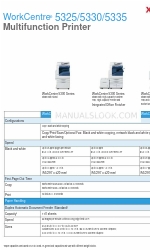 Xerox WORK CENTRE 5325 사양