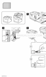 Xerox WorkCentre 6605 Instruções de instalação do hardware