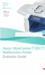 Xerox WORKCENTRE 7120 Manual do avaliador